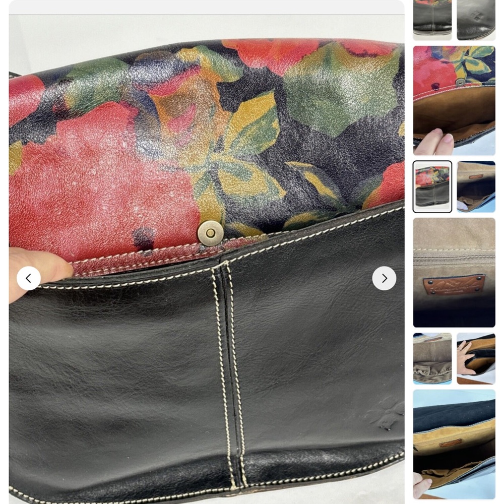 PATRICIA NASH Braidi Italian Leather Midsummer Large Bag walletHeritage set - Picture 13 of 16